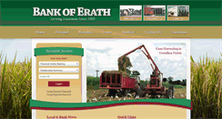 Desktop Screenshot of bankoferath.com